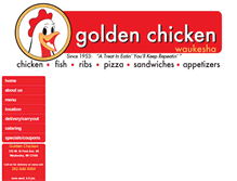 Tablet Screenshot of goldenchickenwaukesha.com